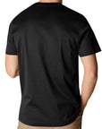 Black Filo di Scozia Slim Fit T-shirt  Eton   