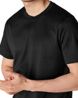 Black Filo di Scozia Slim Fit T-shirt  Eton   