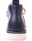Navy M120 Handmade Leather Boots  Fracap   