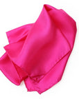 Fuchsia Pink Silk Pocket Square HANDKERCHIEFS Robert Old