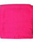 Fuchsia Pink Silk Pocket Square HANDKERCHIEFS Robert Old