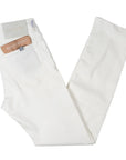 White 'Bard' Stretch Slim Fit Jeans  Jacob Cohen   