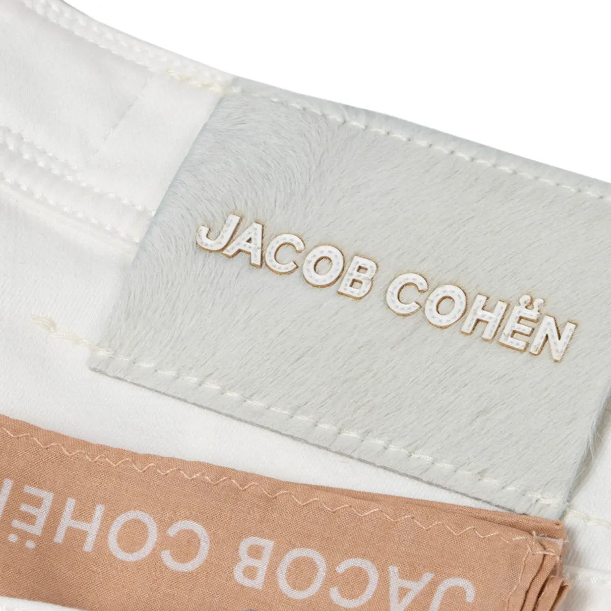 White 'Bard' Stretch Slim Fit Jeans  Jacob Cohen   