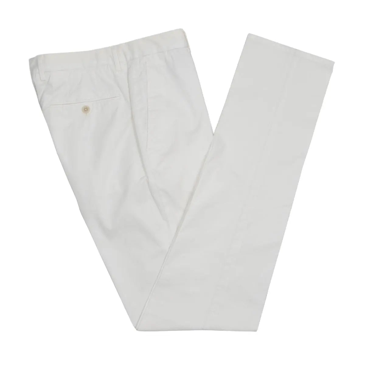 Off-White Slim Fit Stretch Cotton Chino  Robert Old   