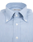 Light Denim 100% Cotton Long Sleeve Shirt  Robert Old   