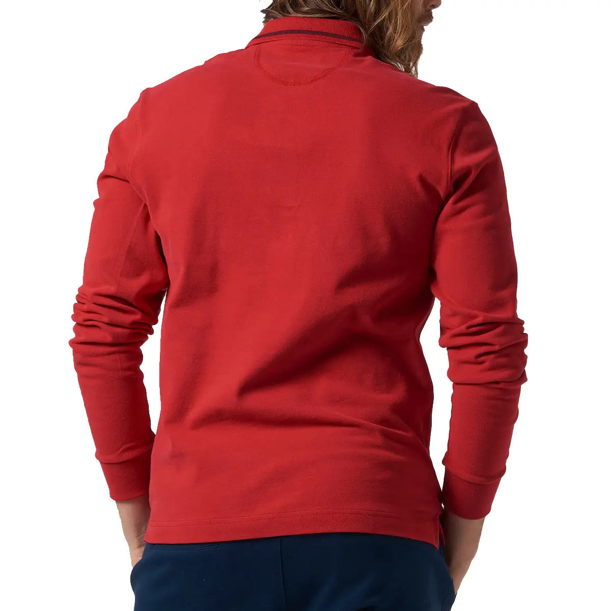 Haute Red Cotton Polo Sweater  La Martina   