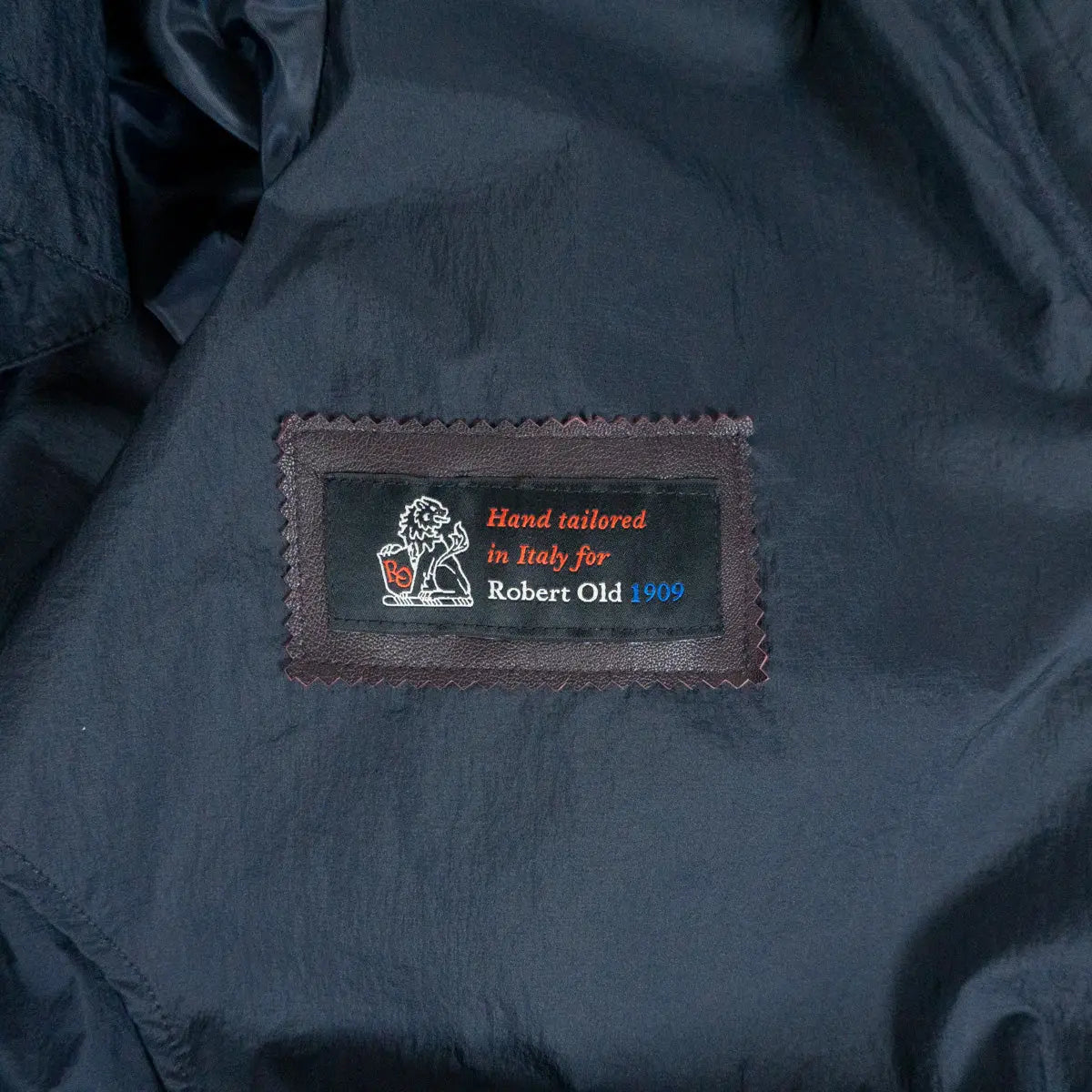 Navy ‘Andromeda’ 4-Pocket Hooded Ripstop Coat  Robert Old   