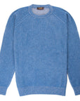 China Blue ‘Frankie’ Vanisé Knit Crew Neck Sweater Crew Neck Moorer   