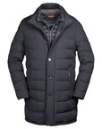 Lavagna Grey ‘Calegari’ Down-Filled Padded Coat  Moorer   