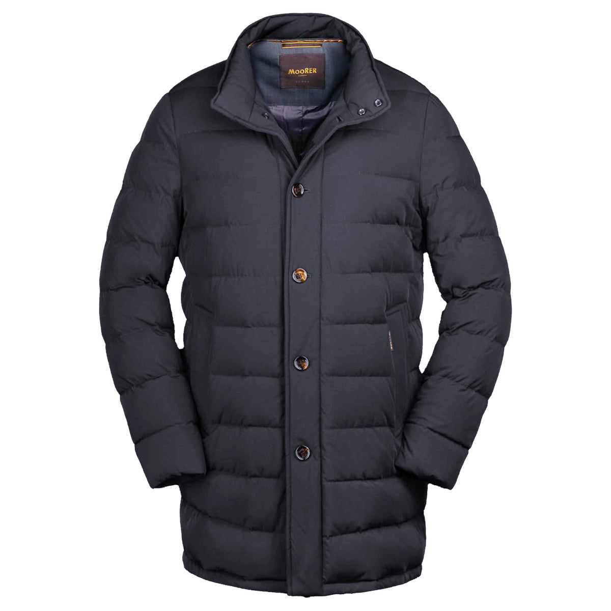 Lavagna Grey ‘Calegari’ Down-Filled Padded Coat  Moorer   