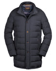 Lavagna Grey ‘Calegari’ Down-Filled Padded Coat  Moorer   