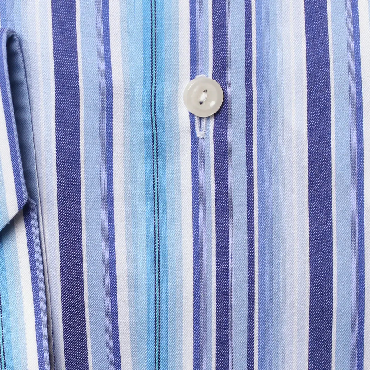 Blue Multi Striped Fine Twill Contemporary Shirt  Eton   