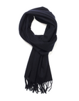 Navy Pure Cashmere Scarf SCARVES Robert Old