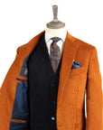 Orange Corduroy Jacket JACKETS Robert Old