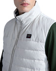 Cream Re.130 High Density Down Gilet  Paul & Shark   