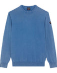 Light Blue Pima Cotton Crewneck Sweatshirt  Paul & Shark   