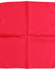 Bright Red Silk Pocket Square HANDKERCHIEFS Robert Old