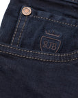 Dark Navy Denim 'Tokyo' Slim Fit Jeans  Richard J Brown   