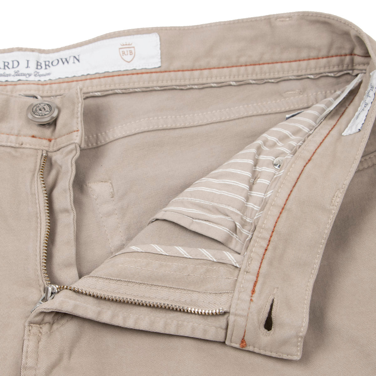 Stone Cashmere Denim 'Milano' Regular Fit Jeans  Richard J. Brown   