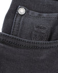 Washed Black Denim 'Tokyo' Slim Fit Jeans  Richard J Brown   