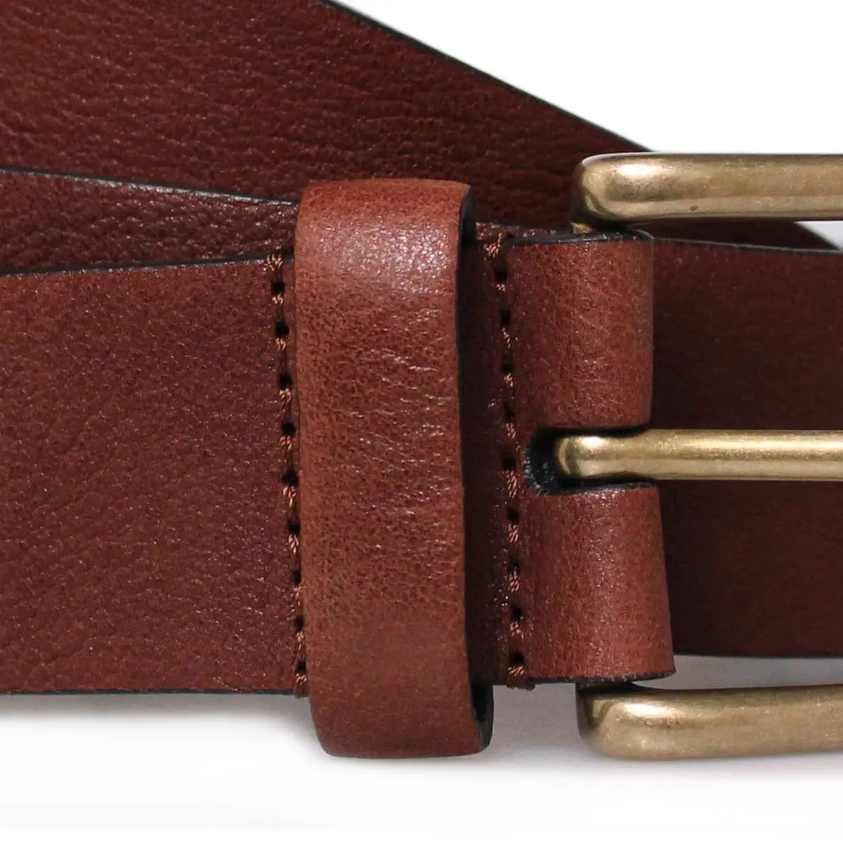 Rich Brown 100% Calf Leather Belt  Robert Old   