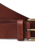 Rich Brown 100% Calf Leather Belt  Robert Old   