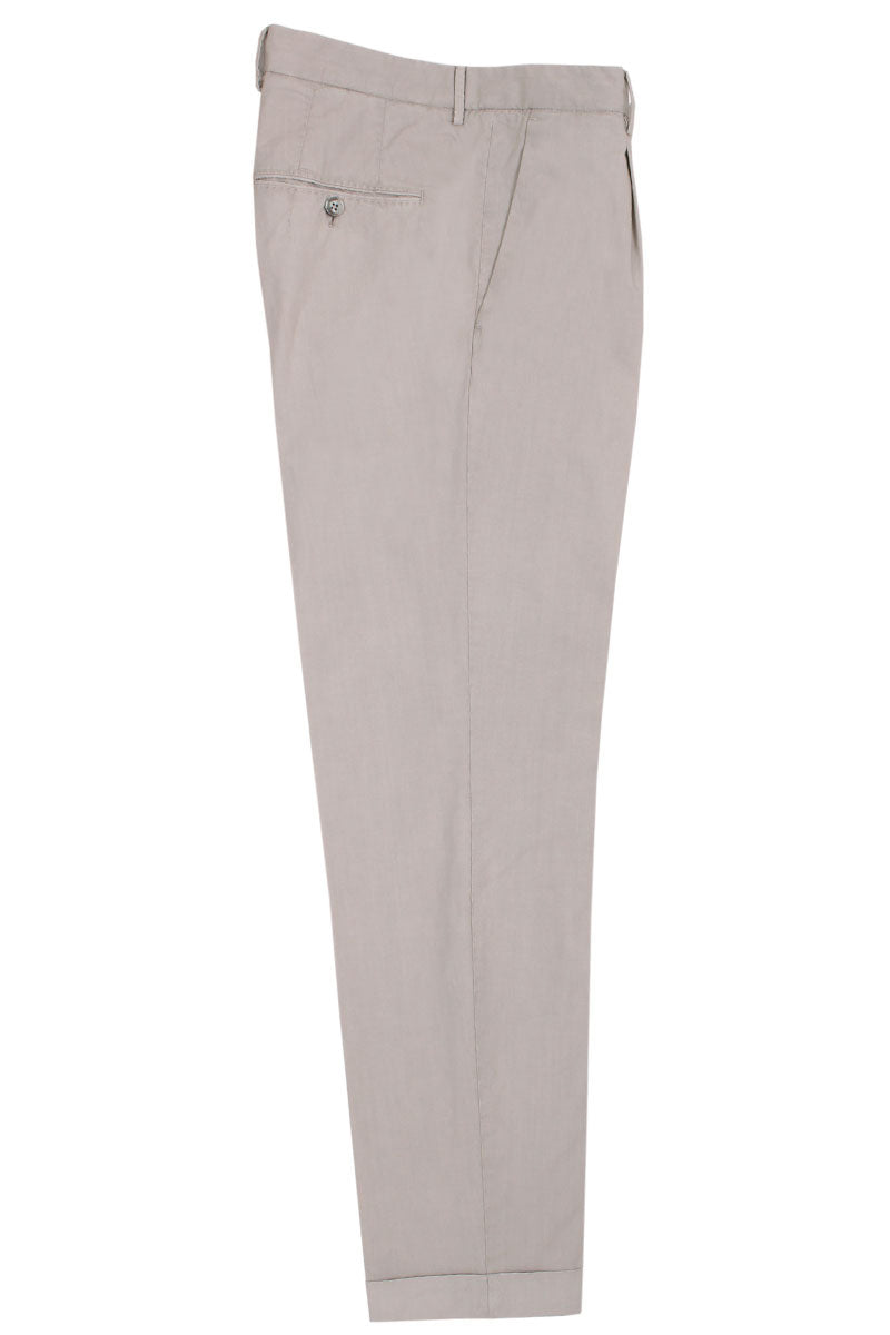 Grey Slim Fit Chino Trousers  Robert Old   