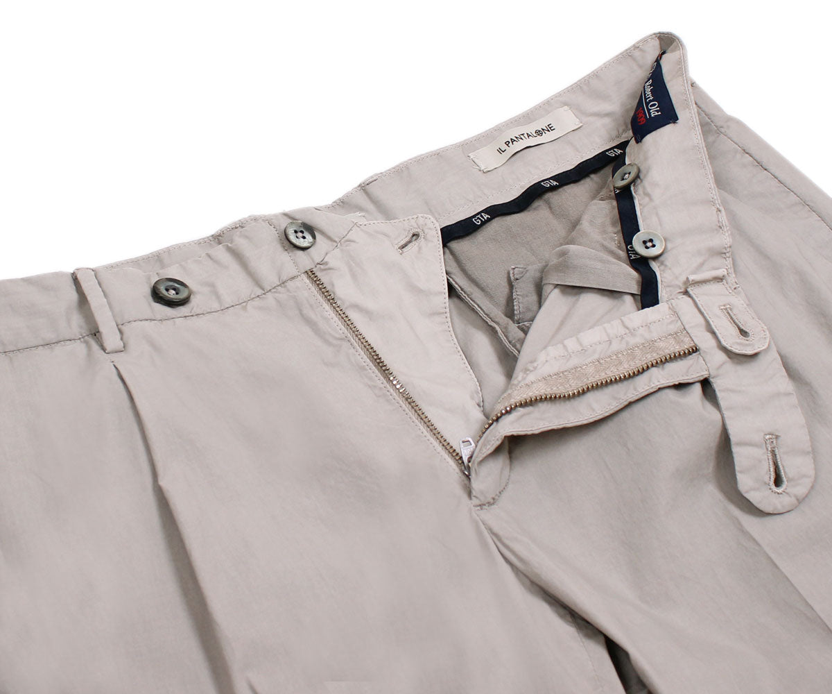 Grey Slim Fit Chino Trousers  Robert Old   