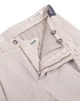 Khaki Cotton Stretch Chino Shorts  Robert Old   