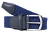 Blue Navy Woven Elastic Belt BELTS/BRACES Robert Old