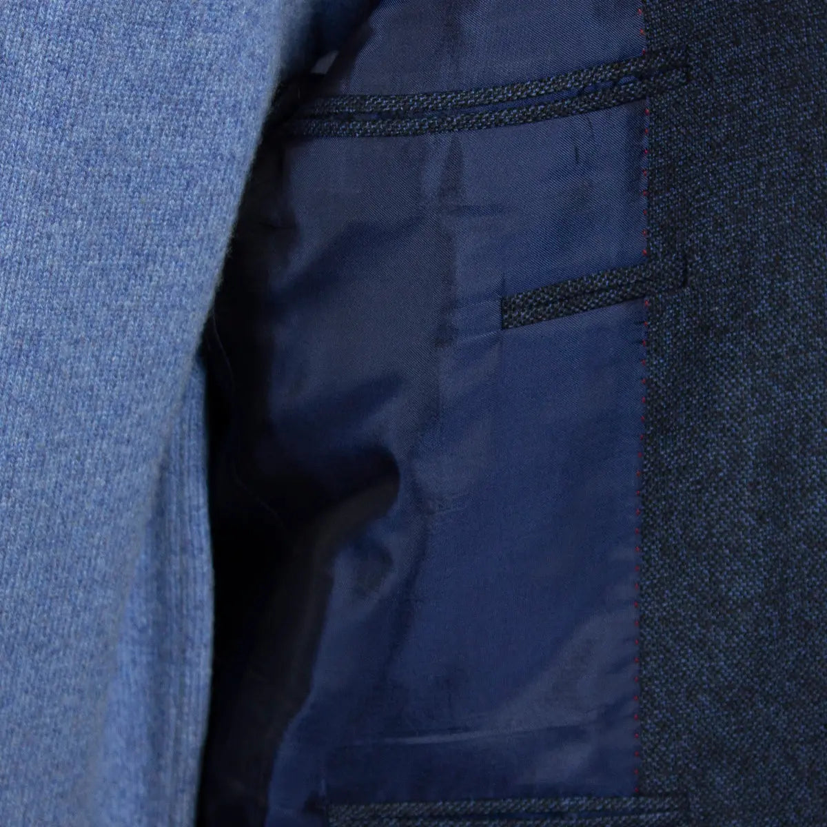 Black &amp; Blue Cotton, Wool &amp; Cashmere Jacket  Robert Old   