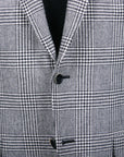 Black & White Prince of Wales Check Jacket  Robert Old   