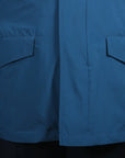 Blue Lightweight Hip-Length Waterproof Coat  Robert Old   