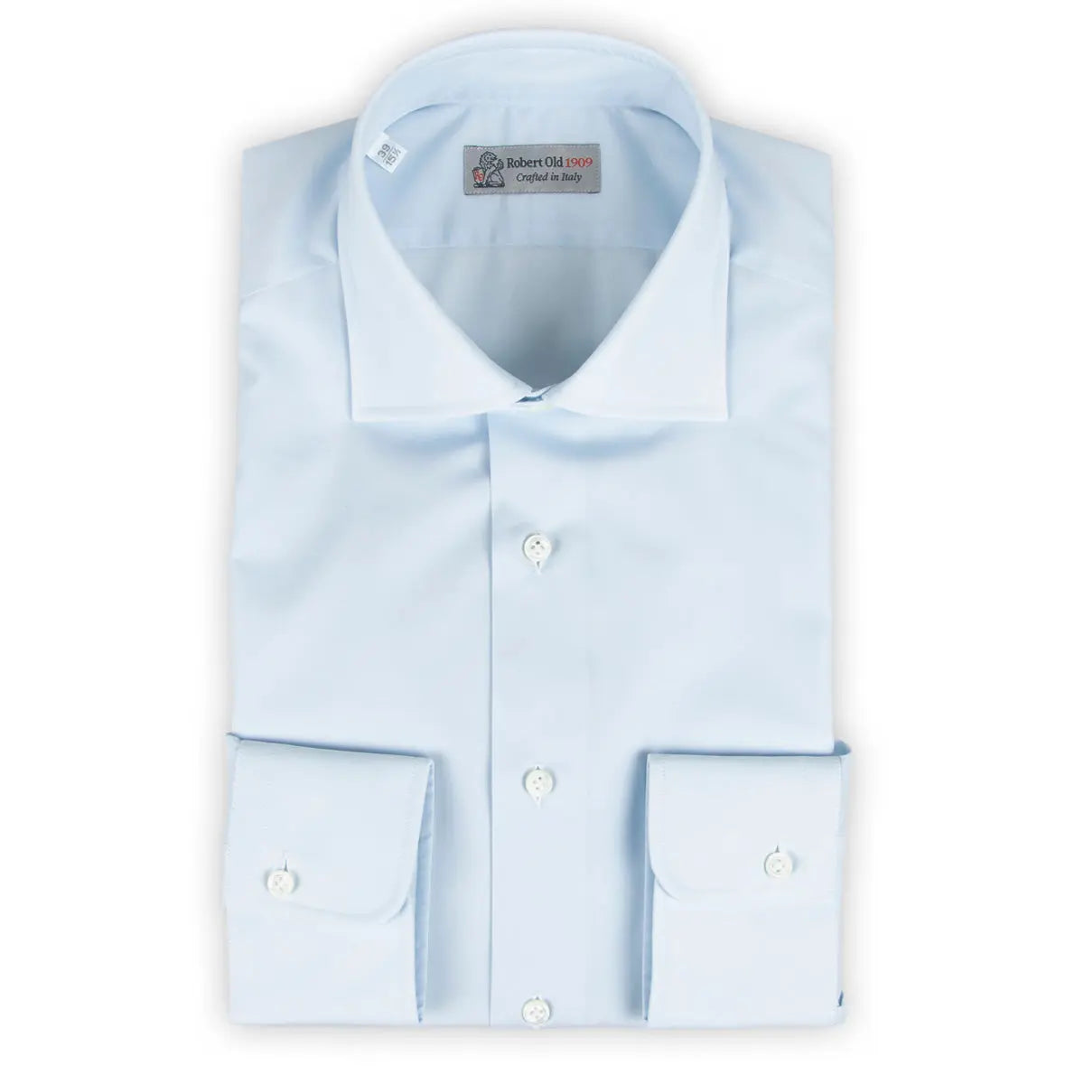 Light Blue Premium Cotton Slim Fit Shirt  Robert Old   