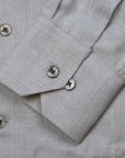 Light Grey Cashmerello Long Sleeve Shirt  Robert Old   