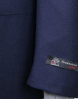 Navy-Blue Twill REDA Wool Blazer Jacket  Robert Old   