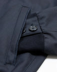 Navy Scabal Wool Lightweight Bomber Jacket  Robert Old   