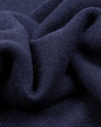 Navy Wool & Cashmere Blend Crewneck Jumper  Robert Old   