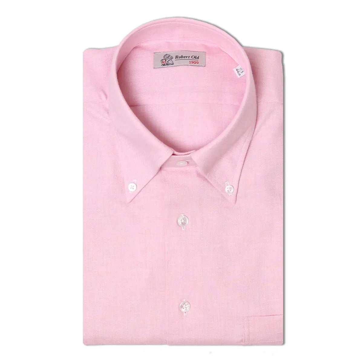 Rose Quartz Pink Cashmerello Long Sleeve Shirt  Robert Old   