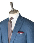 Soft Blue Wool & Cashmere Jacket  Robert Old   