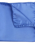 Royal Blue Silk Pocket Square HANDKERCHIEFS Robert Old