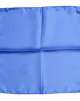 Royal Blue Silk Pocket Square HANDKERCHIEFS Robert Old