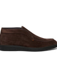 Dark Brown Suede Desert Boots Boots Santoni   