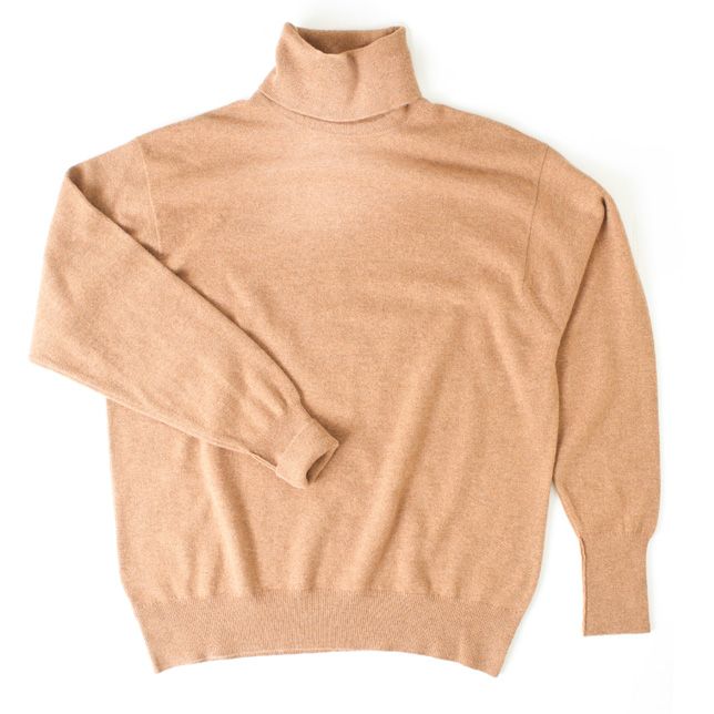 Elgin 2ply Roll Neck Cashmere Sweater - Savannah  Robert Old   