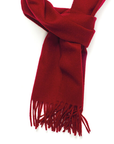 Red Pure Cashmere Scarf SCARVES Robert Old