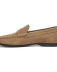 Beige Camel Byron Suede Loafers  Sebago   