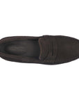 Dark Brown Byron Suede Loafers  Sebago   