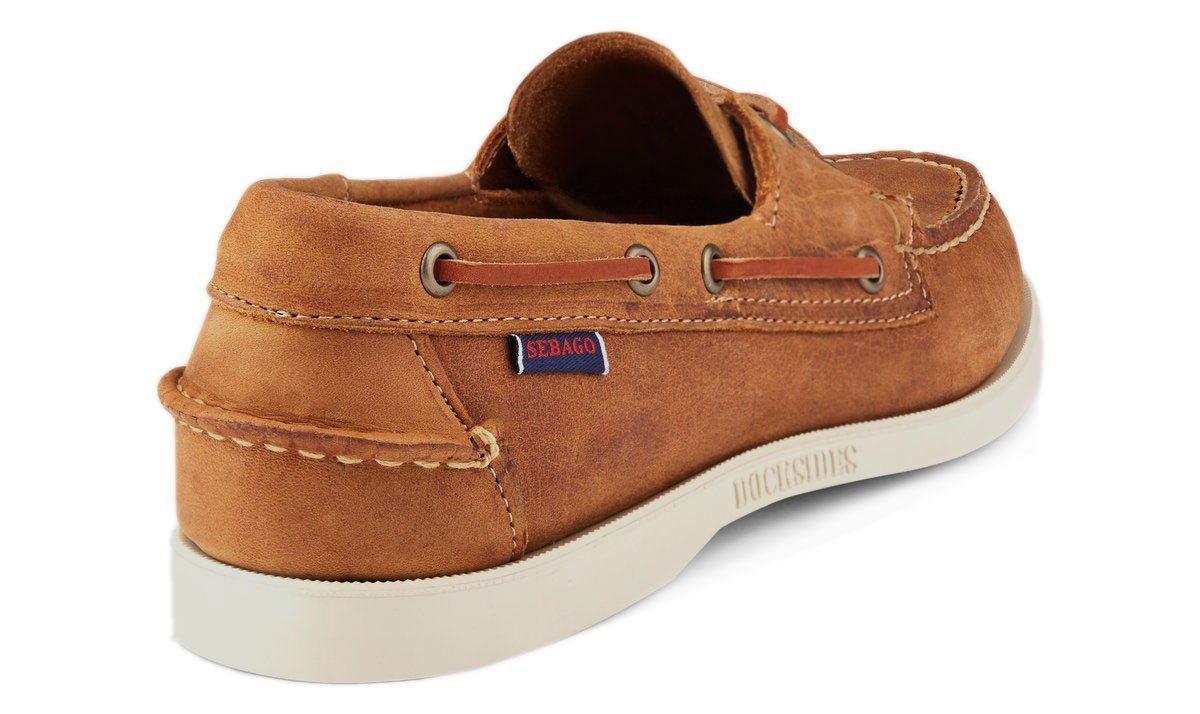 Brown Tan Dockside Portland Boat Shoe  Sebago   