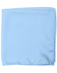 Sky Blue Silk Pocket Square HANDKERCHIEFS Robert Old