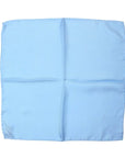 Sky Blue Silk Pocket Square HANDKERCHIEFS Robert Old